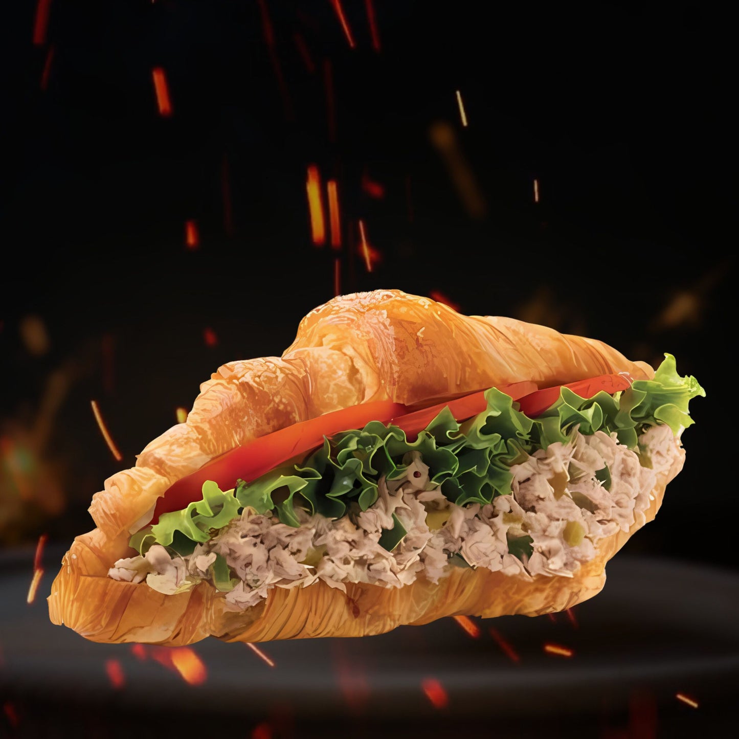 Croissant Tuna Sandwich | كرواسون ساندويتش تونة