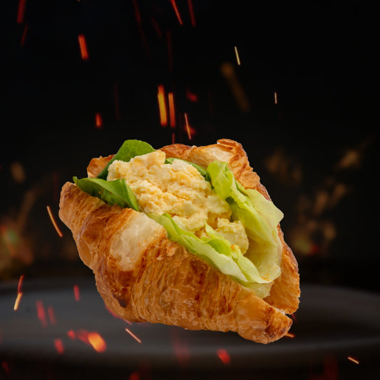 Croissant Egg fry | كرواسون بيض مقلي