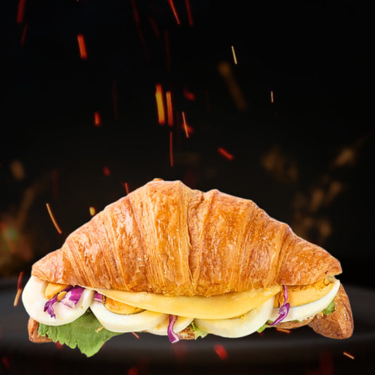Croissant Boild Egg | كرواسون بيض مسلوق